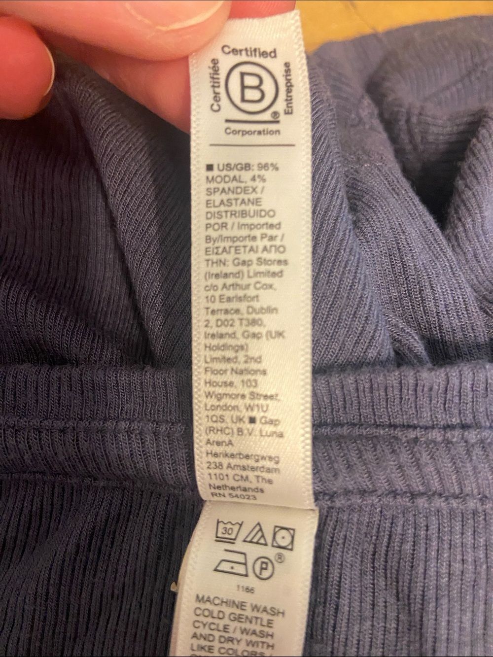 Athleta Blue Well Rested Rib Sleep Tank Size Small - Picture 5 of 6